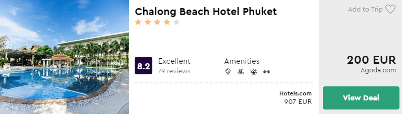 Chalong Beach Hotel Phuket 