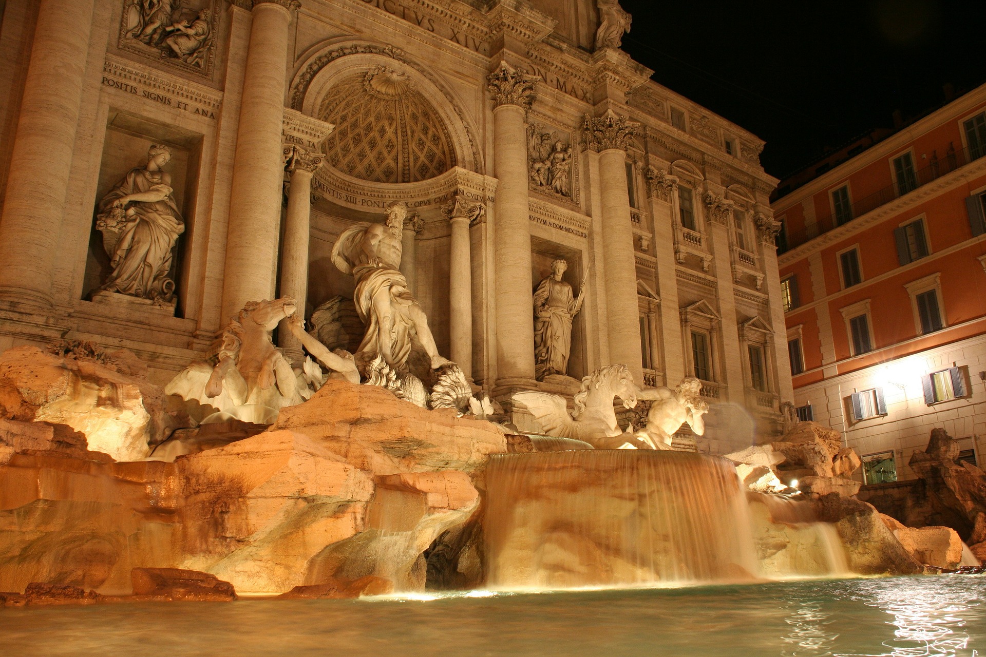 Італія Рим фонтан Треві