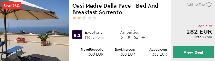 Oasi Madre Della Pace - Bed And Breakfast Sorrento