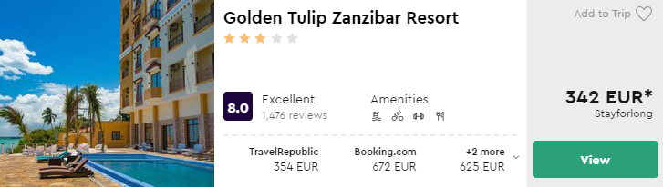 Golden Tulip Zanzibar Resort