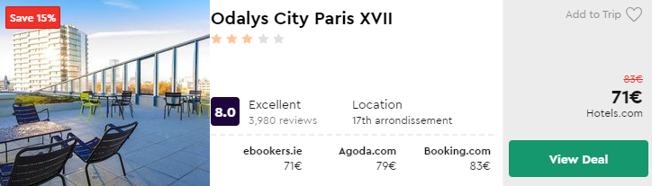 Odalys City Paris XVII